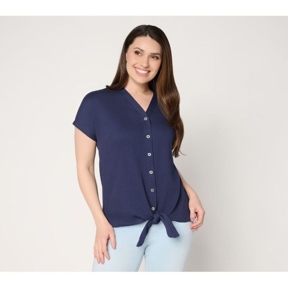 Belle by Kim Gravel Women's Top Plus Sz 2X Make Your Selection: Blue A721571